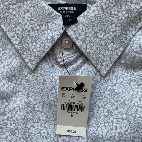 🆕 *NWT* Men’s Express Classic Fit 1MX Dress Shirt - Picture 2 of 3